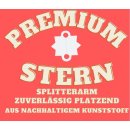 Premium Flattern Abschiess Sterne 1A  weiß schwer (1000 Stück i.Kt.)