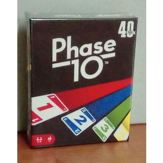Mattel FPW38 - Phase 10 - Kartenspiel, Neuauflage 2018