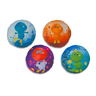 Frosch Kissen Taler,gedruckt, 4 fach 17cm